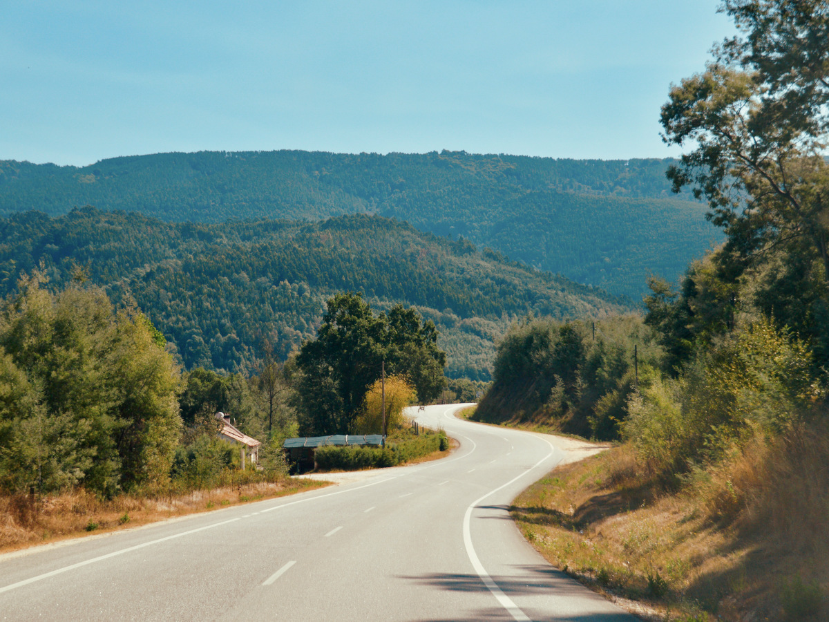 Driving the EN2 route in Portugal - Challenge Fifty Two